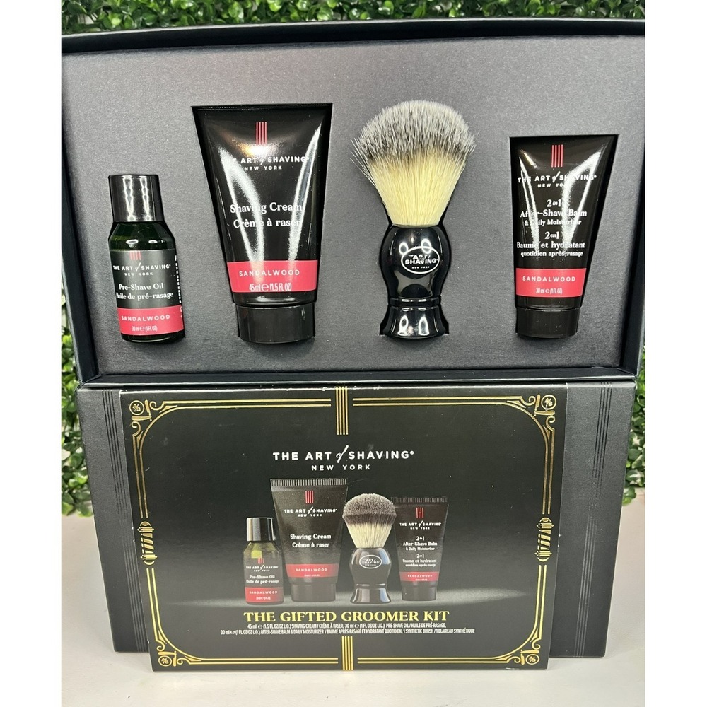 The Art of Shaving The Gifted Groomer Kit Sandalwood 4-PC Gift Set - NEW